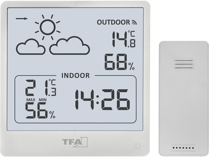 TFA Dostmann | TFA Funk-Wetterstation CLEO | Weiss
