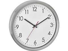 TFA Dostmann | TFA Analoge Wanduhr mit Edelstahl-Rahmen | Silber