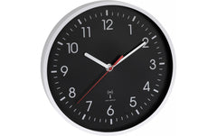 TFA Dostmann | TFA Analoge Funk-Wanduhr | Schwarz