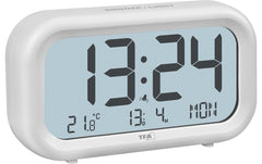 TFA Dostmann | TFA Digitaler Wecker NOCTA | Weiss