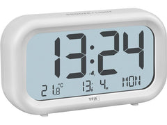 TFA Dostmann | TFA Digitaler Wecker NOCTA | Weiss