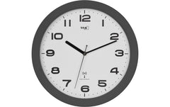 TFA Dostmann | TFA Analoge Funk-Wanduhr | Anthrazit
