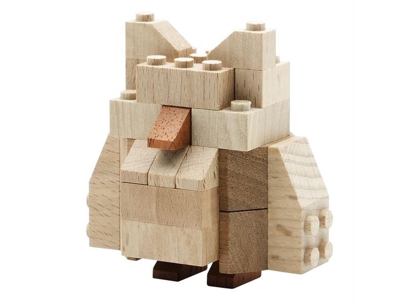 Timblo | Holz Klemmbausteine Eule