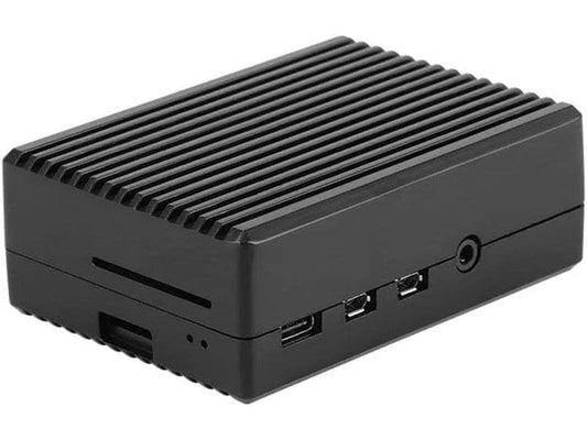 jOY-iT | Armor Case RB-AlucaseP4-08 | für Raspberry Pi 4B, Schwarz, Kühlkörper