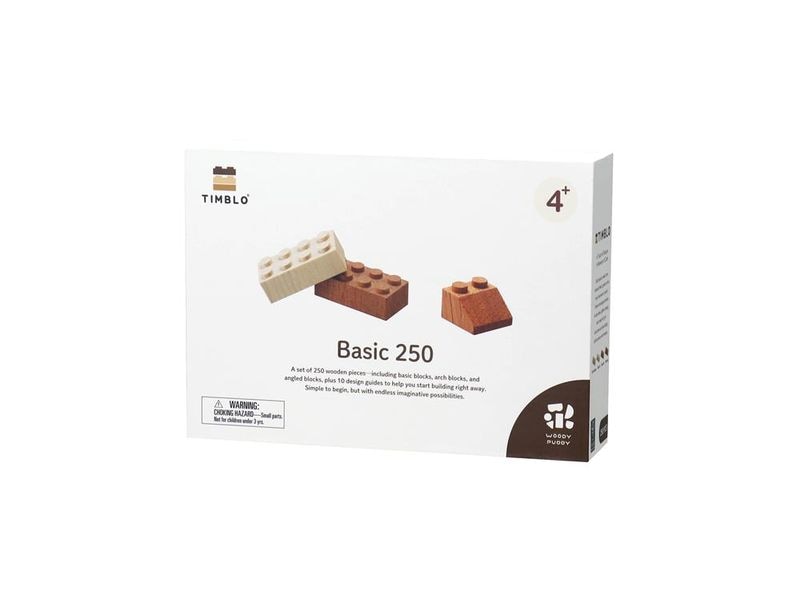 Timblo | Holz Klemmbausteine Basic | Set 250