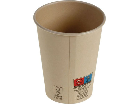 belesse | nature Bambuskartonbecher 3dl | 50 Stk, Ø90mm, naturbelassen, PLA SUP