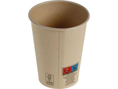 belesse | nature Bambuskartonbecher 3dl | 50 Stk, Ø90mm, naturbelassen, PLA SUP