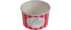 belesse | Eisbecher PE 120ml | 50 Stk, pink, Ø75x45mm