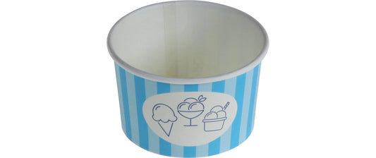 belesse | Eisbecher PE 180ml | 50 Stk, blau, Ø85x52mm