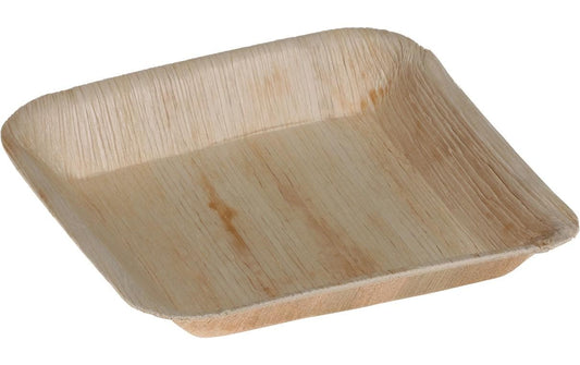 belesse | nature Teller Palmblatt | 25 Stk, 170x170x25mm
