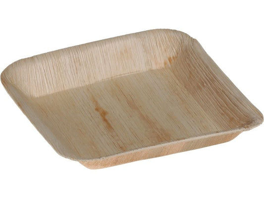 belesse | nature Teller Palmblatt | 25 Stk, 170x170x25mm