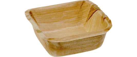 belesse | nature Dip-Schale Palmblatt | 25 Stk, 70x70x25mm