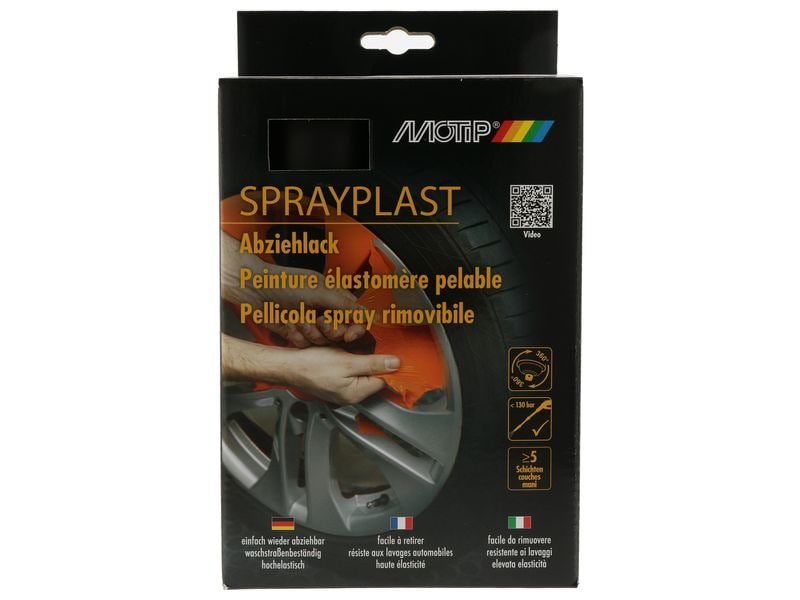 MOTIP | Set Sprayplast schwarz matt
