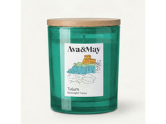 AVA & MAY | Duftkerze Tulum, 220 gr | Brenndauer 56h, 100% pflanzlicher Wachs