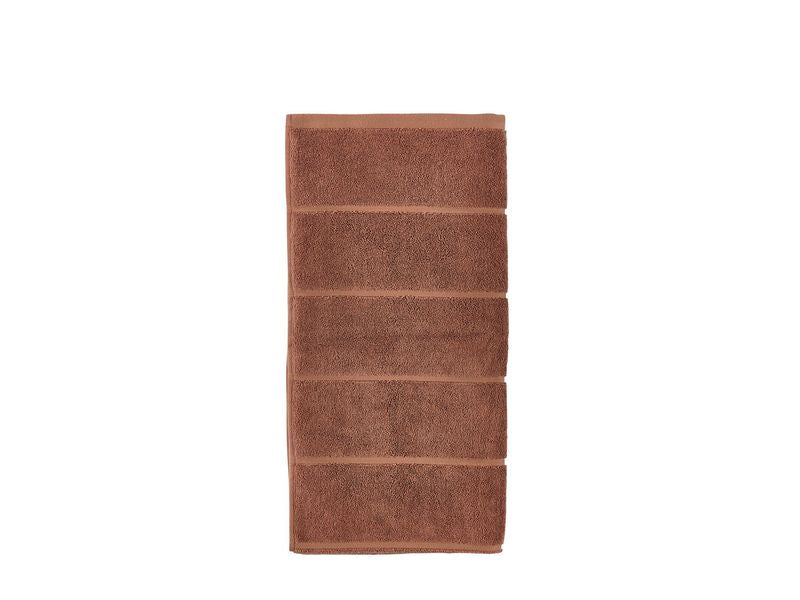 Zone Denmark | Zone Duschtuch Sauna 70x140 cm, Terracotta | 100% Baumwolle, 600g