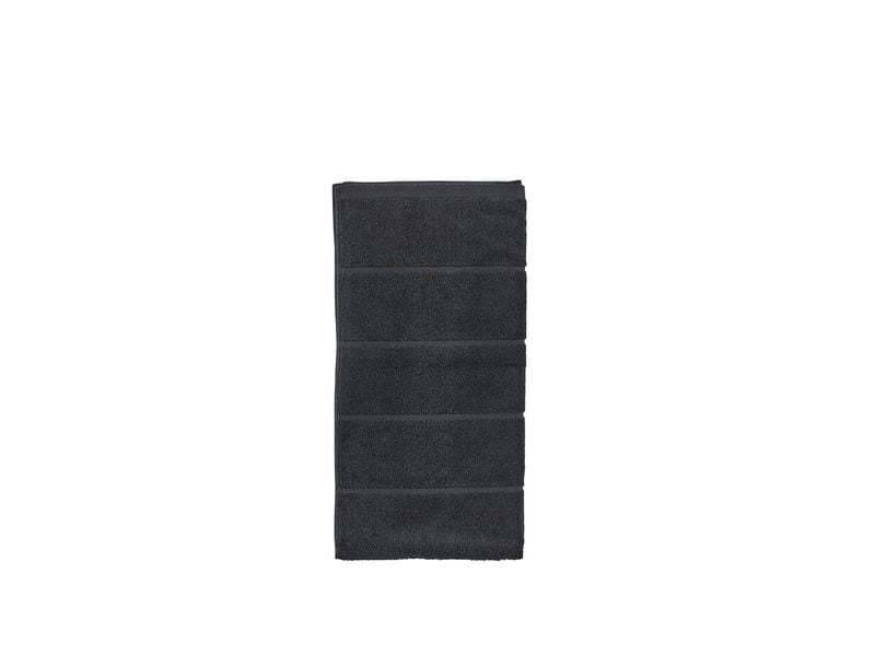 Zone Denmark | Handtuch Sauna 50 x 100 cm | Black, 100% Baumwolle 600g