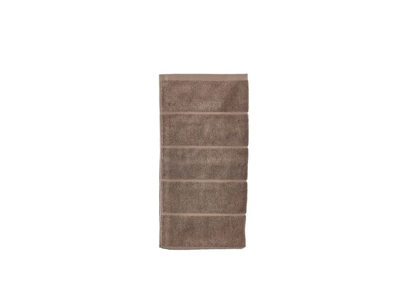 Zone Denmark | Handtuch Sauna 50 x 100 cm | Taupe, 100% Baumwolle 600g