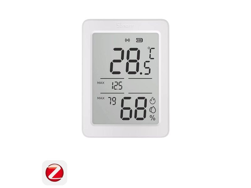 SONOFF | SNZB-02DR2 | Temperatur- und Feuchtigkeitssensor, Displ.