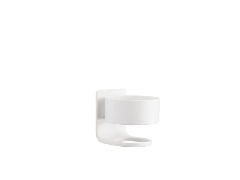 Zone Denmark | Wandhalterung SeifenspenderUme | Weiss, 9x10x9 cm, Aluminmum