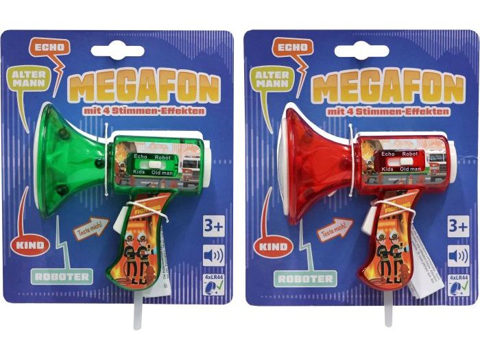 vedes | Megafon mit Sound | Assortiert