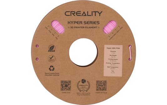 Creality | Hyper ABS Filament Pink | Schnelles ABS Druckfilament 1kg