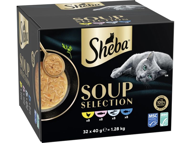 Sheba | Soup Multipack 4Varietäten 32x40g