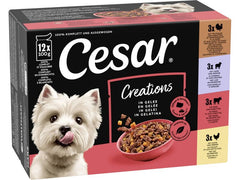Cesar | Multipack Selektion in Gelee 12x100g