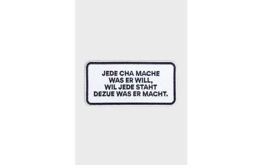 Swissmeme | Patch | Jede cha mache was er will