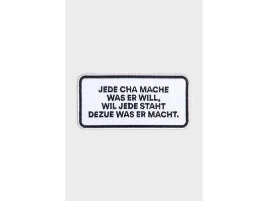 Swissmeme | Patch | Jede cha mache was er will