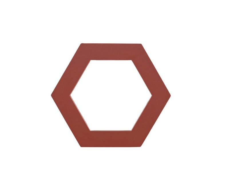Zone Denmark | Zone Topfuntersetzer Bold, Burgundy | 16x14x0.9 cm (LxBxH), Silikon