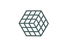 Zone Denmark | Zone Topfuntersetzer Cube, Cactus | 16x14x0.9 cm (LxBxH), Silikon