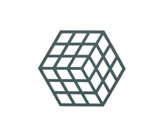 Zone Denmark | Zone Topfuntersetzer Cube, Cactus | 16x14x0.9 cm (LxBxH), Silikon