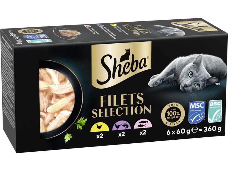 Sheba | Filets Selection Huhn&Fisch 6x60g
