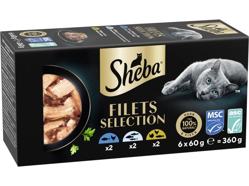 Sheba | Filets Selection Huhn&Fisch 6x60g