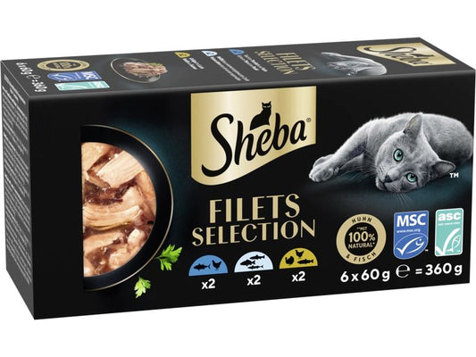 Sheba | Filets Selection Huhn&Fisch 6x60g