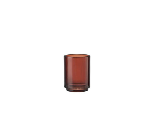 Zone Denmark | Zahnputzbecher Tada, Brown | 7.5x10 cm (DxH), Glas
