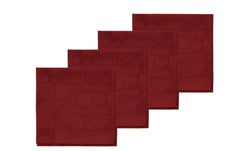 Södahl | Stoffserviette Star 45x45cm, 4er Set | Red, 100% Baumwolle