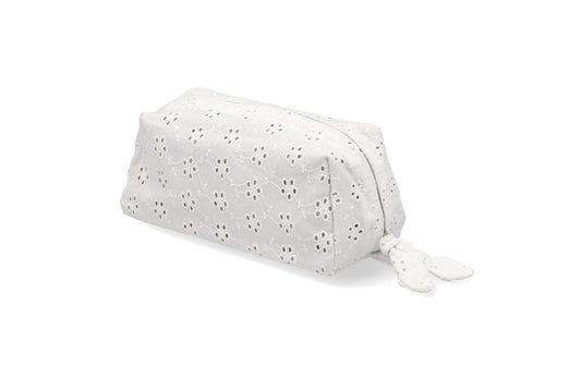 Södahl | Necessaire Weekend Stories, White | 22x11x11cm, 100% Baumwolle