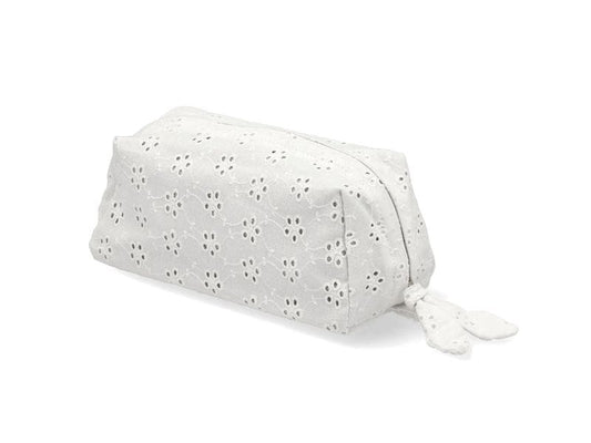 Södahl | Necessaire Weekend Stories, White | 22x11x11cm, 100% Baumwolle