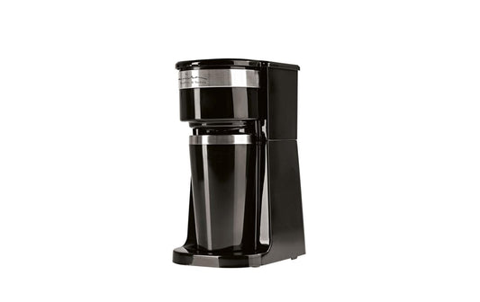 Barista | Single Kaffeemaschine 450W schwarz | mit To-Go Becher