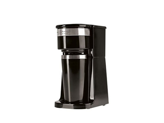 Barista | Single Kaffeemaschine 450W schwarz | mit To-Go Becher
