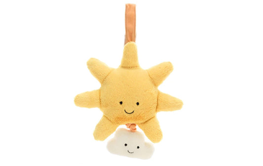 Jellycat | Amuseable Sun Musical Pull Kuscheltier | gelb