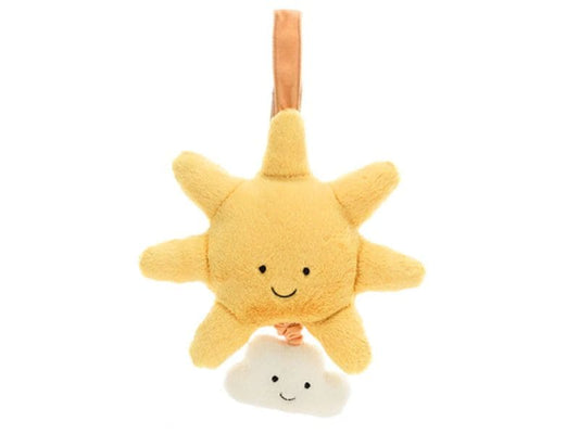Jellycat | Amuseable Sun Musical Pull Kuscheltier | gelb
