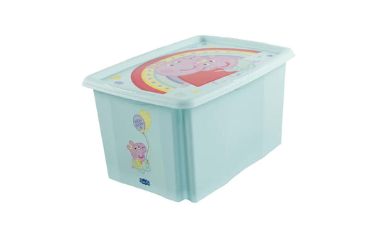 keeeper | Dreh-/Stapelbox mit Deckel 45 l | Karolina Peppa Pig