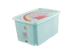 keeeper | Dreh-/Stapelbox mit Deckel 45 l | Karolina Peppa Pig
