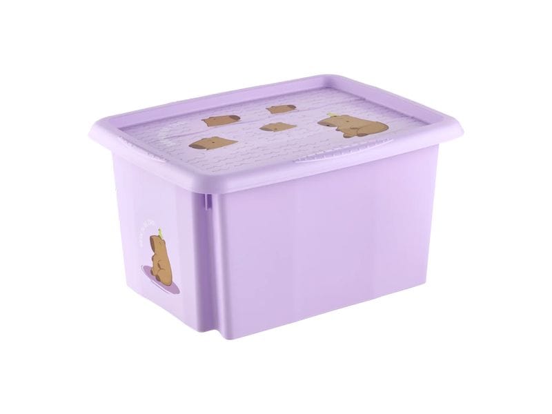 keeeper | Dreh-/Stapelbox mit Deckel 15 l | Karolina Capybara