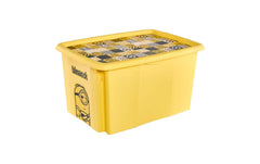 keeeper | Dreh-/Stapelbox mit Deckel 45 l | Karolina Minions Mosaic