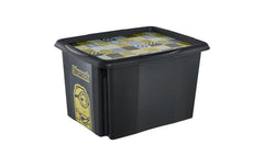 keeeper | Dreh-/Stapelbox mit Deckel 30 l | Karolina Minions Mosaic