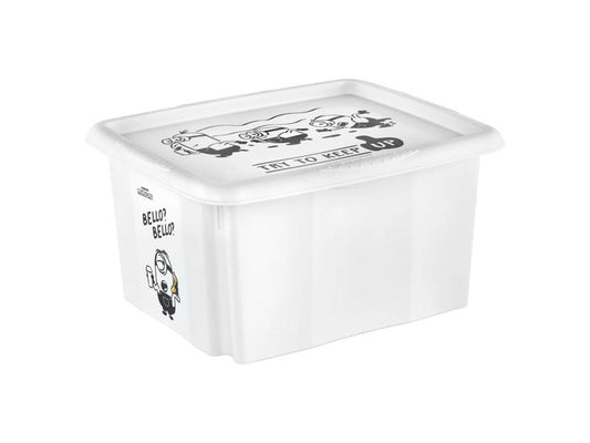 keeeper | Dreh-/Stapelbox mit Deckel 24 l | Karolina Minions Bello