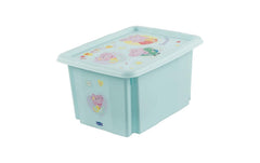 keeeper | Dreh-/Stapelbox mit Deckel 15 l | Karolina Peppa Pig